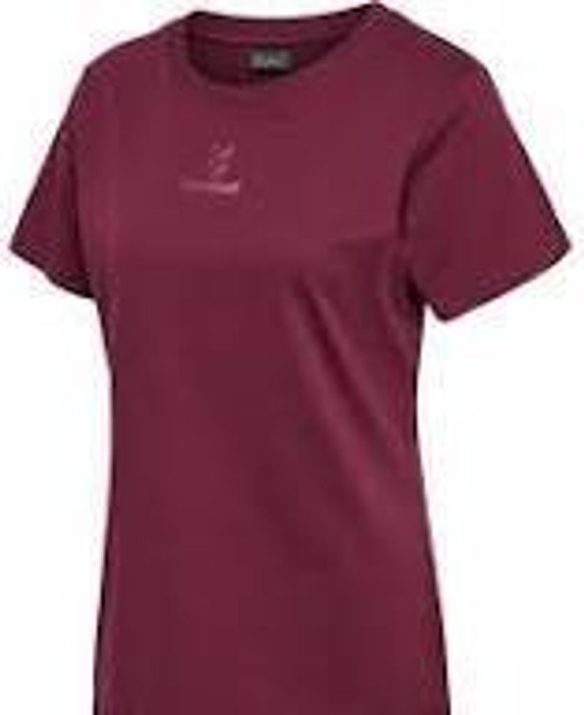 Hummel hmlACTIVE CHEVRONS CO TEE S/S BURGUNDY XXL