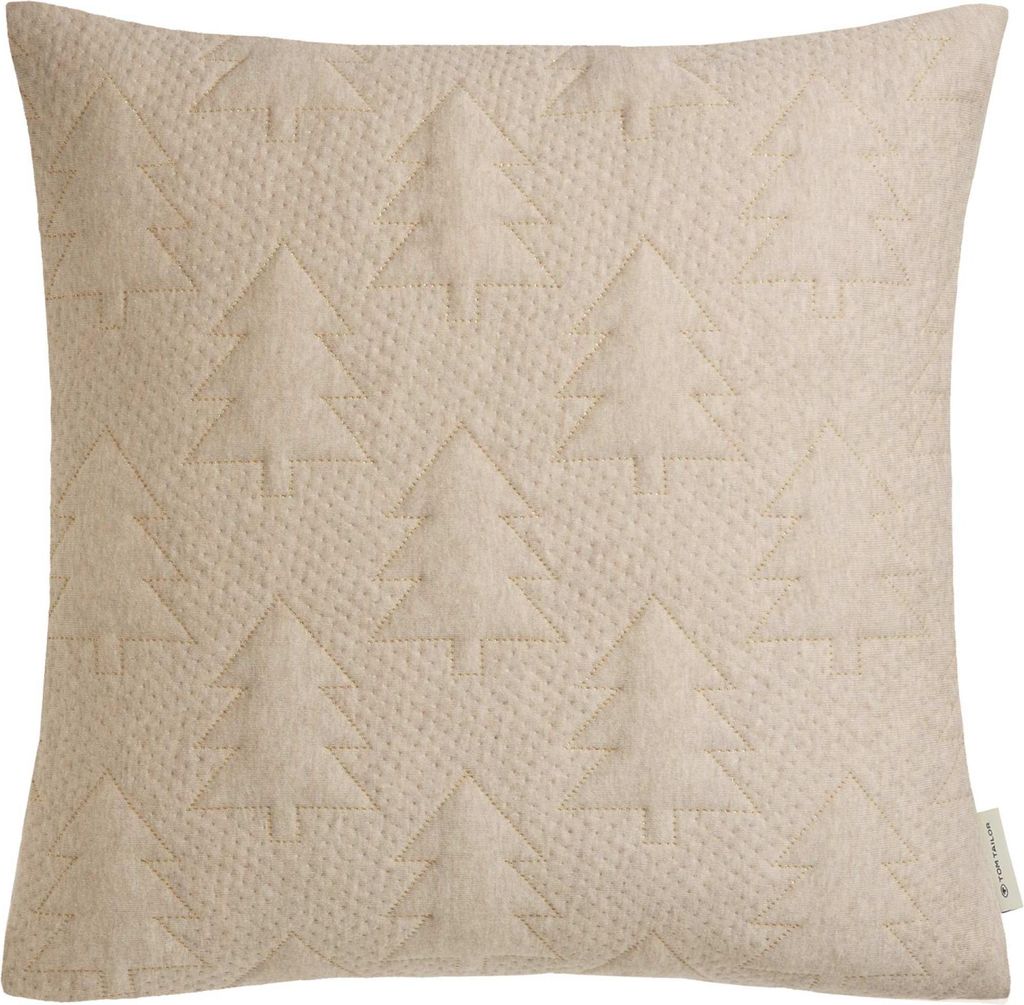Tom Tailor Zierkissenhülle ohne Füllung 3D Tree Farbe beige Größe 45x45
