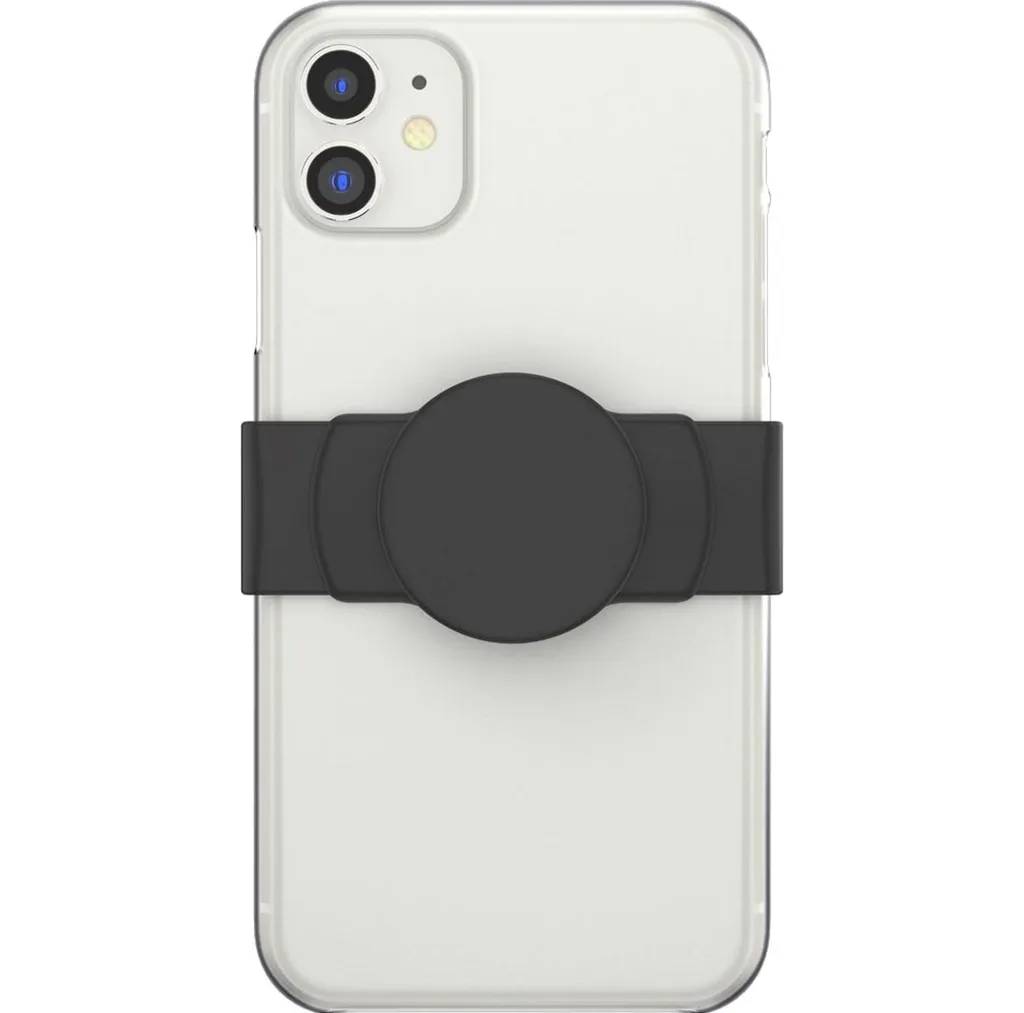 PopSockets 805460 PopGrip Slide Stretch - Grip Nero per Selfie e Video - 5