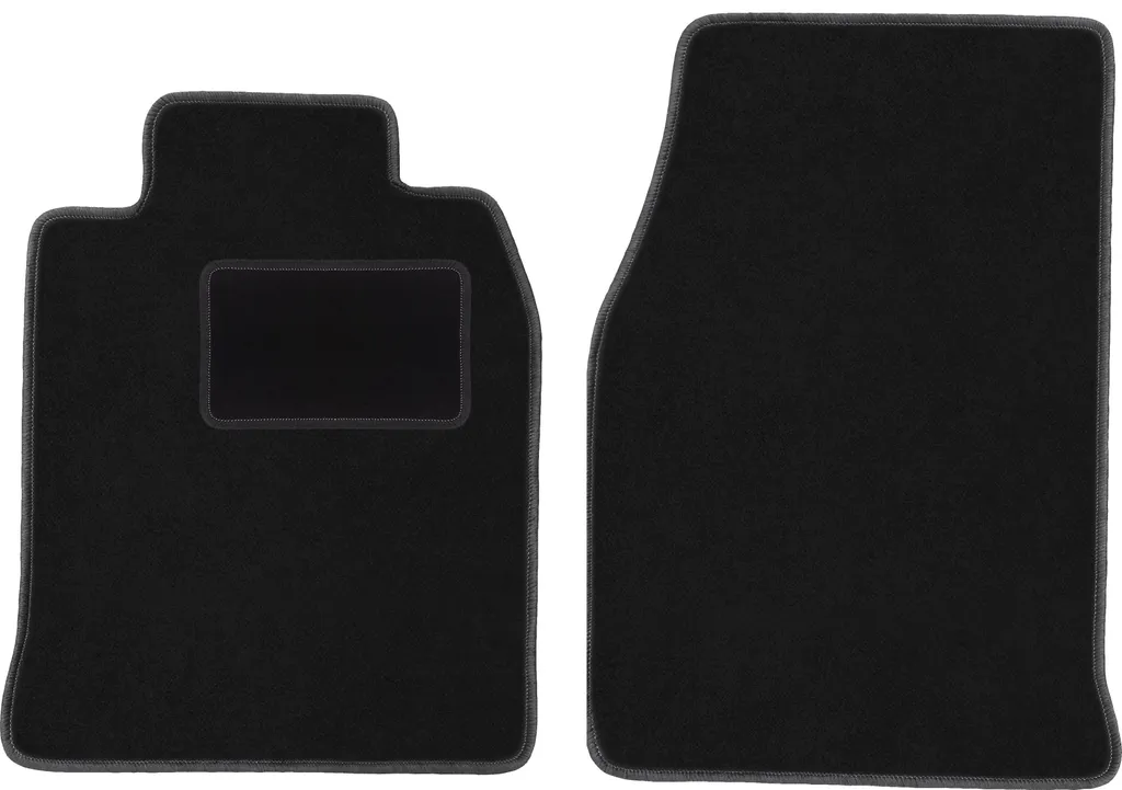 Wielganizator tappetini auto velours anteriori adatto per Porsche 924 (1976-1988, coupé) neri, set 2 pz, con fissaggi