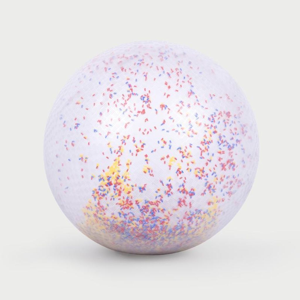 TickiT Bunte Perlen Ball 31 cm - Aufblasbarer Spielball