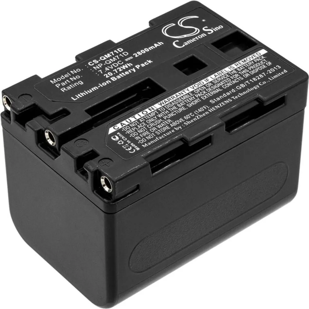 Batterie de secours pour Sony CCD-TRV108 idéal pour numérisation 8mm