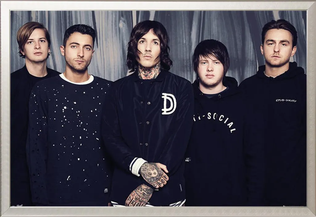 Poster Bring Me the Horizon Umbrella avec cadre Shinsuke Maxi alu argent