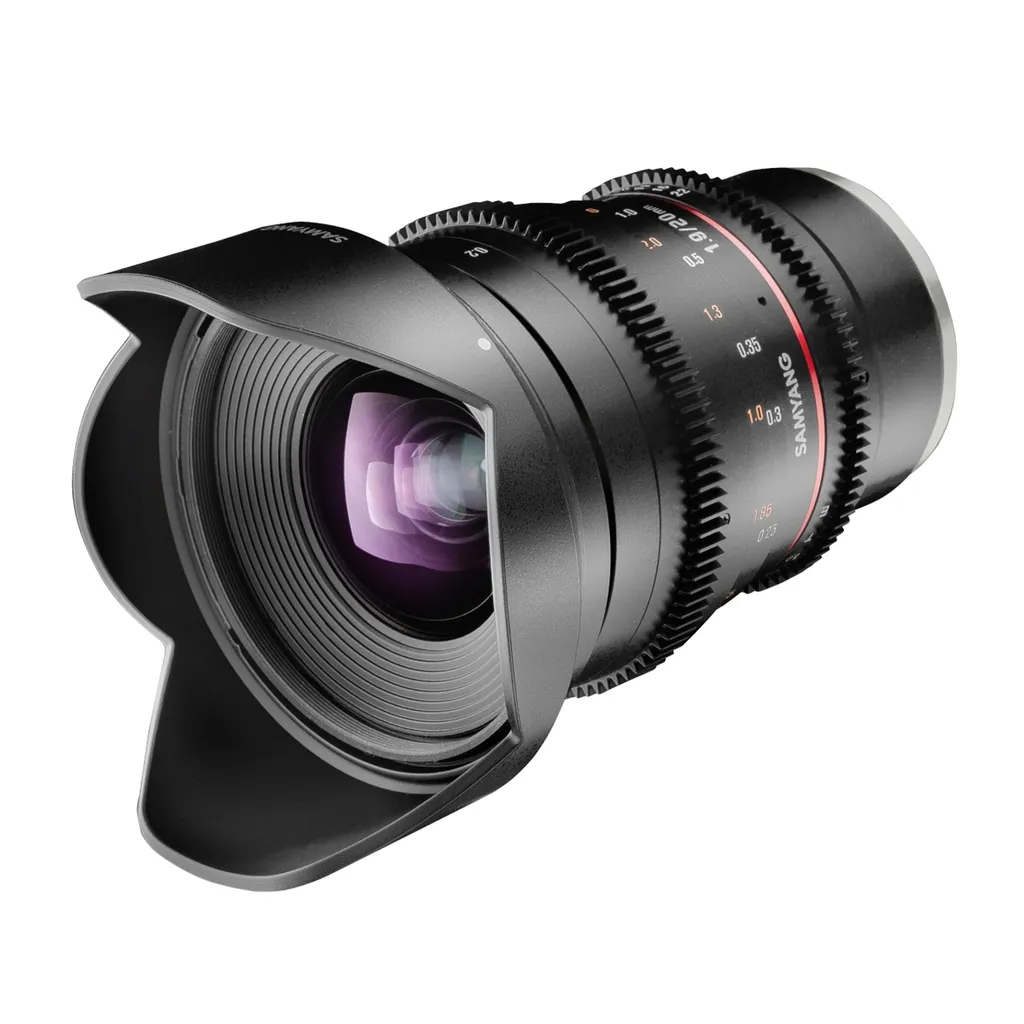 Samyang MF 20mm T1.9 VDSLR MK2 Objectif Vidéo Grand Angle Sony E