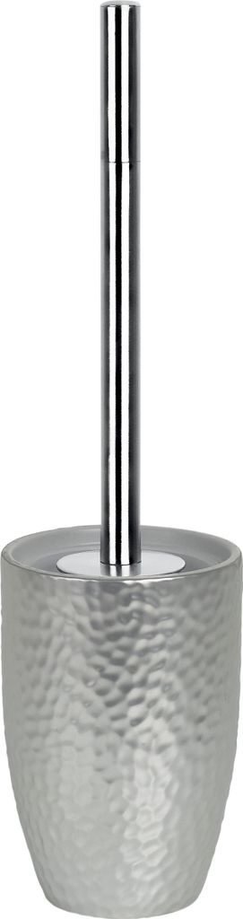 Spirella "Darwin" WC Bürste Toilettenbürste Klobürste WC Garnitur aus Steingut Silber