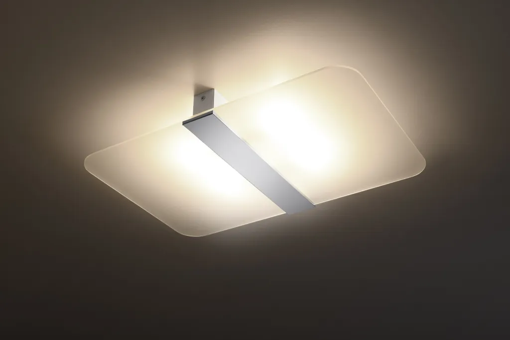 Lampada da Soffitto Sollux AZALIA 4xG9 Acciaio e Vetro Bianco | Elegante - 10