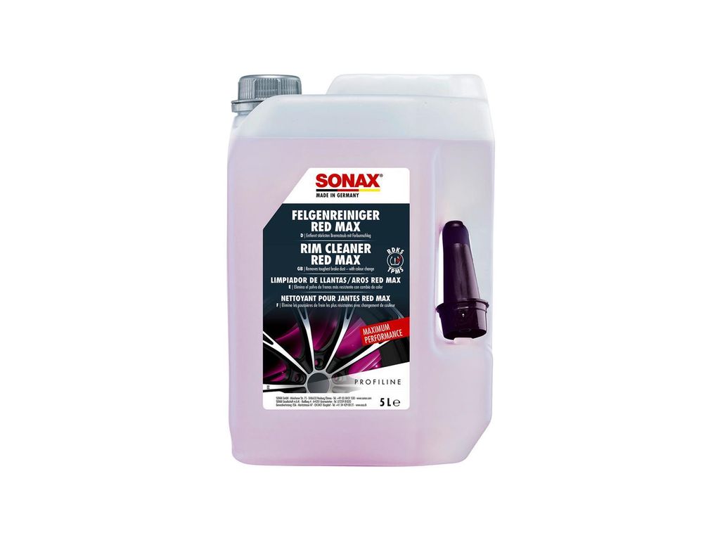 SONAX FelgenReiniger Red Max 5 L Produktbild 
