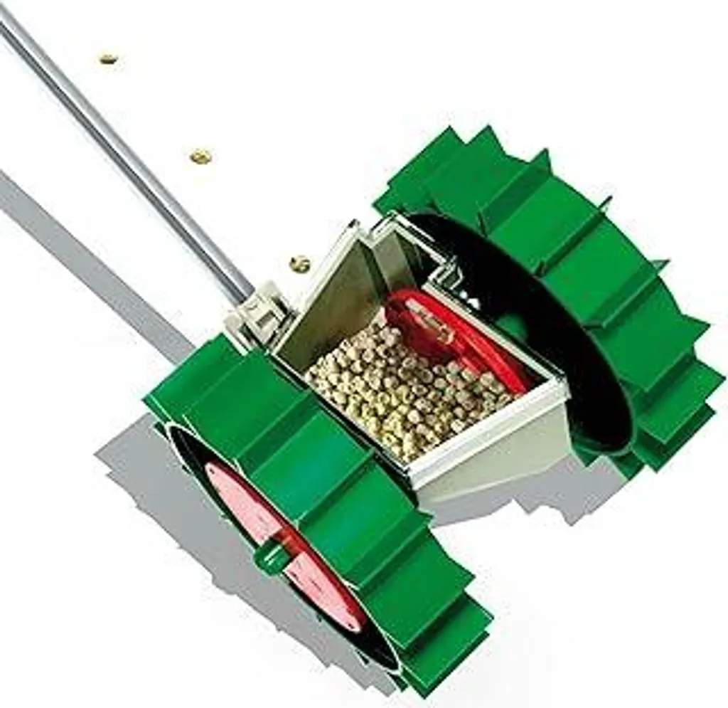 BioGreen SUPER Seeder: Seminatrice Manuale con 6 Dischi per Orto Perfetto