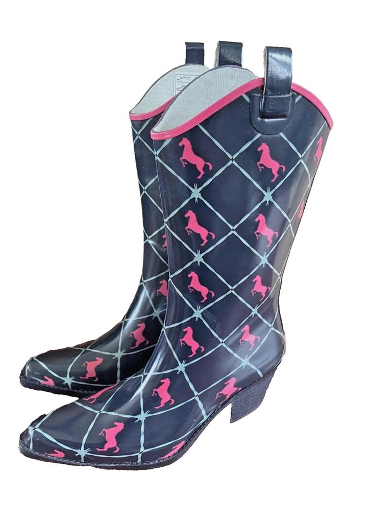 Gefütterte Gummistiefel Damen Bauernhof Gummistiefel Damen