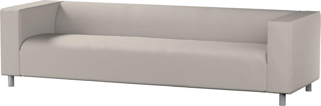 Dekoria Bezug für Klippan 4-Sitzer Sofa, hellbeige, Bezug für Klippan 4-Sitzer