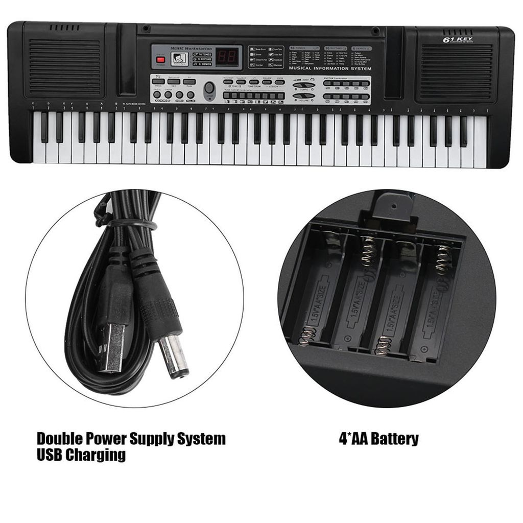 61 kláves Keyboard, klávesnice Piano Electronic Keyboard Obrázek produktu 8