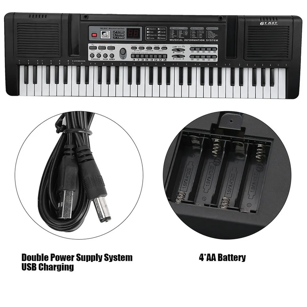 Orgue électronique pour enfants avec micro et clavier numérique K20