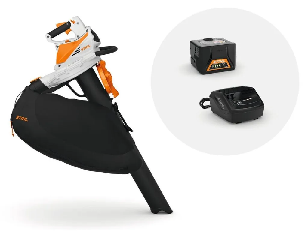 Souffleur aspirateur de feuilles STIHL SHA 56 sans fil pour jardin AK