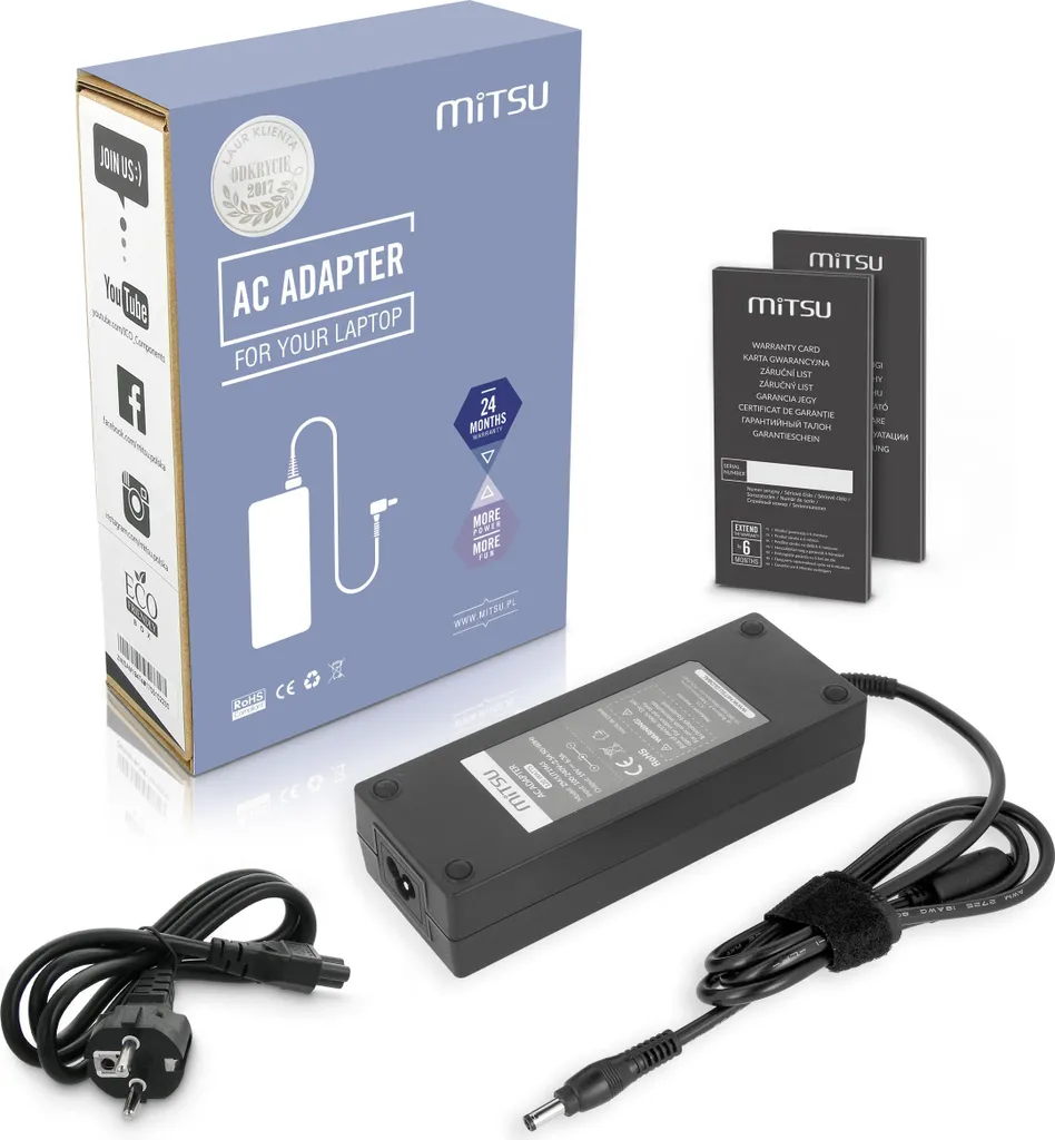 Chargeur PC Portable 120W pour Remplacer votre Adaptateur Asus Toshiba HS