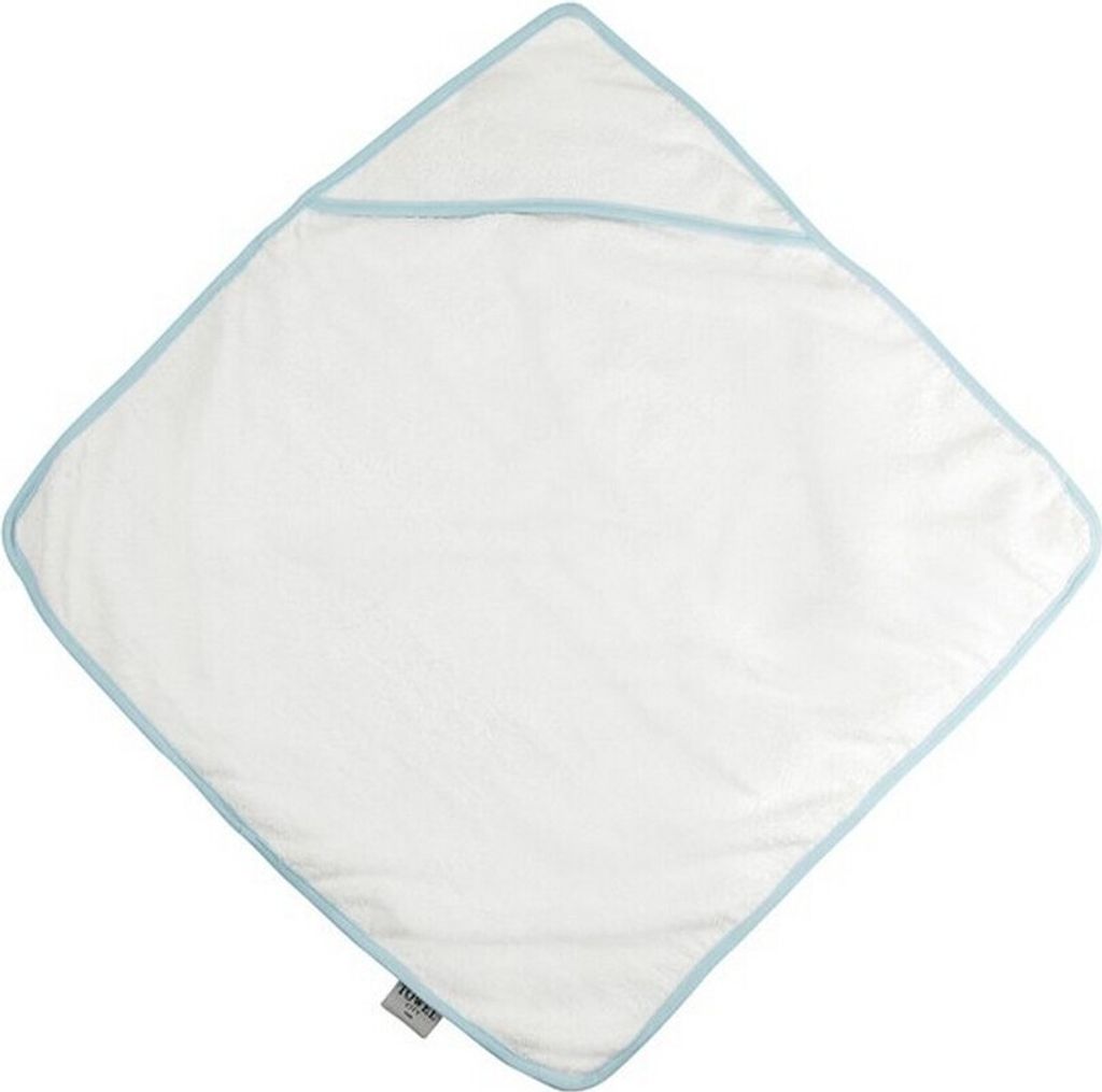 Towel City - Handtuch mit Kapuze für Baby PC7229 (Einheitsgröße) (Weiß/Blau)