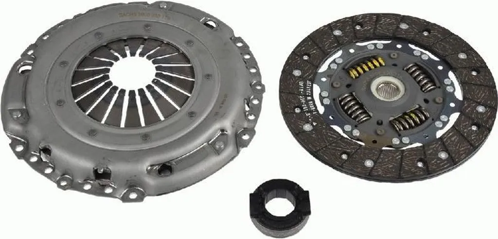 Kit d'embrayage SACHS 3000 950 715 robuste avec disque de 228mm - Qualité OE