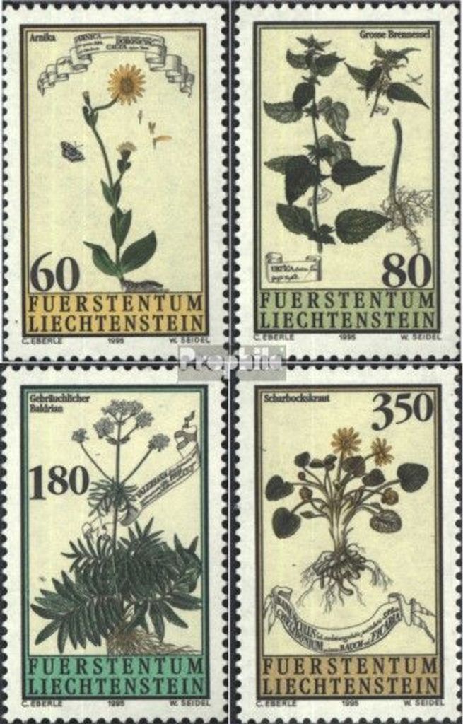 Briefmarken Liechtenstein 1995 Mi 1116-1119 (kompl.Ausg.) Produktbild 