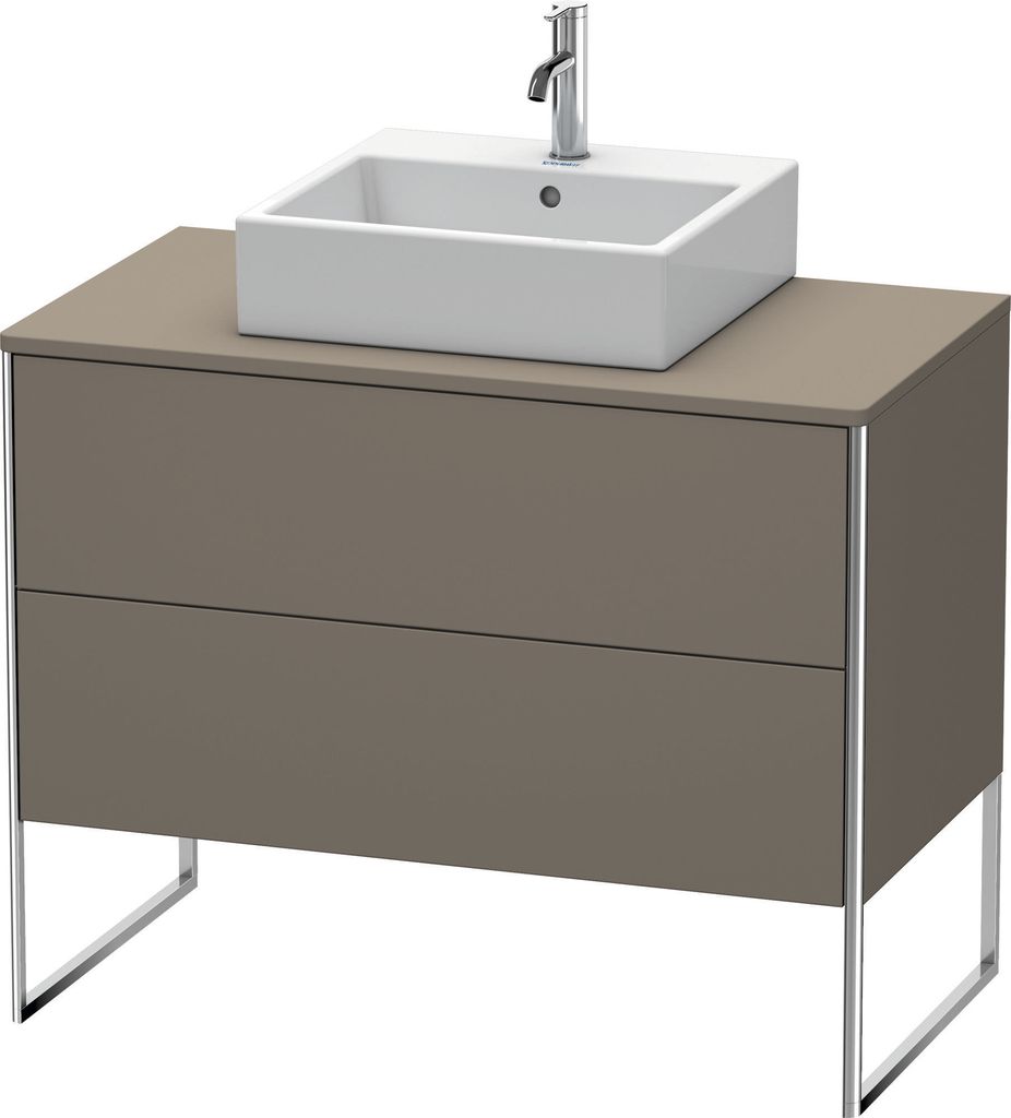 Duravit XSquare Konsolenwaschtischunterbau freistehend, 2 Auszüge, 1000x778x548mm, XS492109090