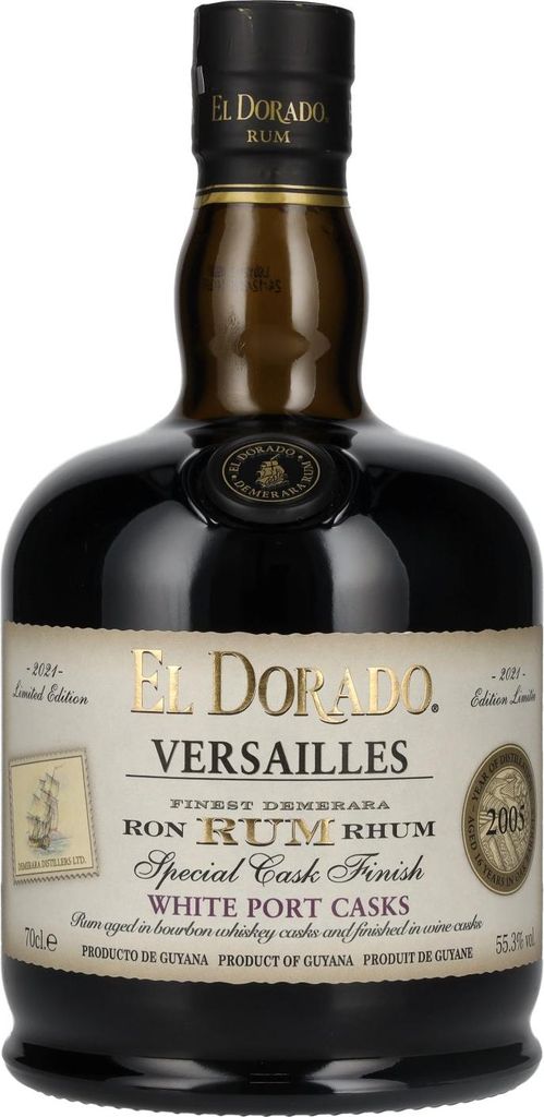 El Dorado Rum VERSAILLES Special White Port Casks 2005 55,3% Vol. 0,7l