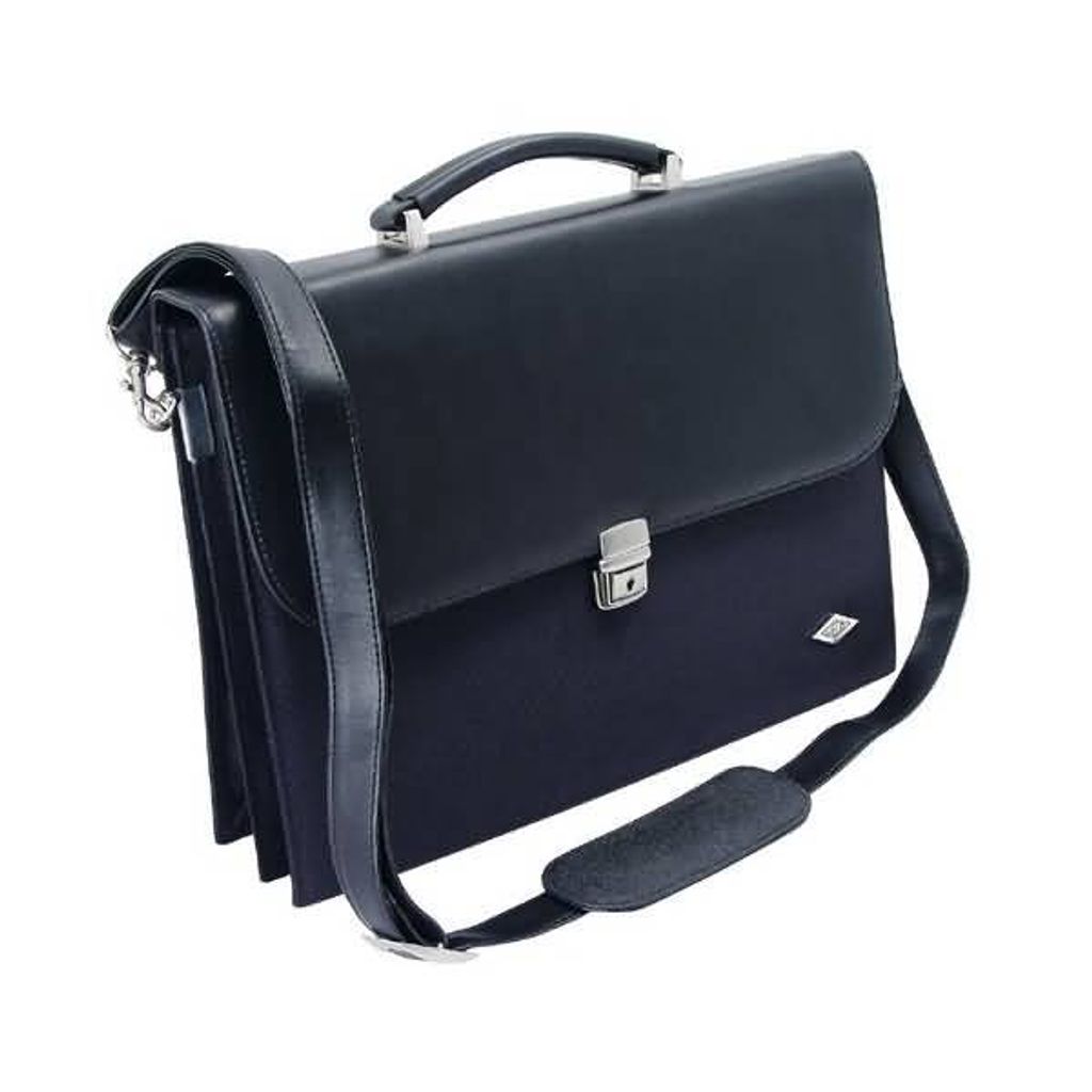WEDO Damen Aktentasche Elegance Kunstleder / Nylon schwarz