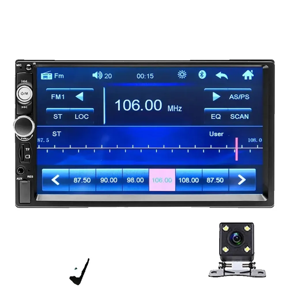 Upgrade Sicurezza Auto: Radio Android Bluetooth con Kamera 4 LED