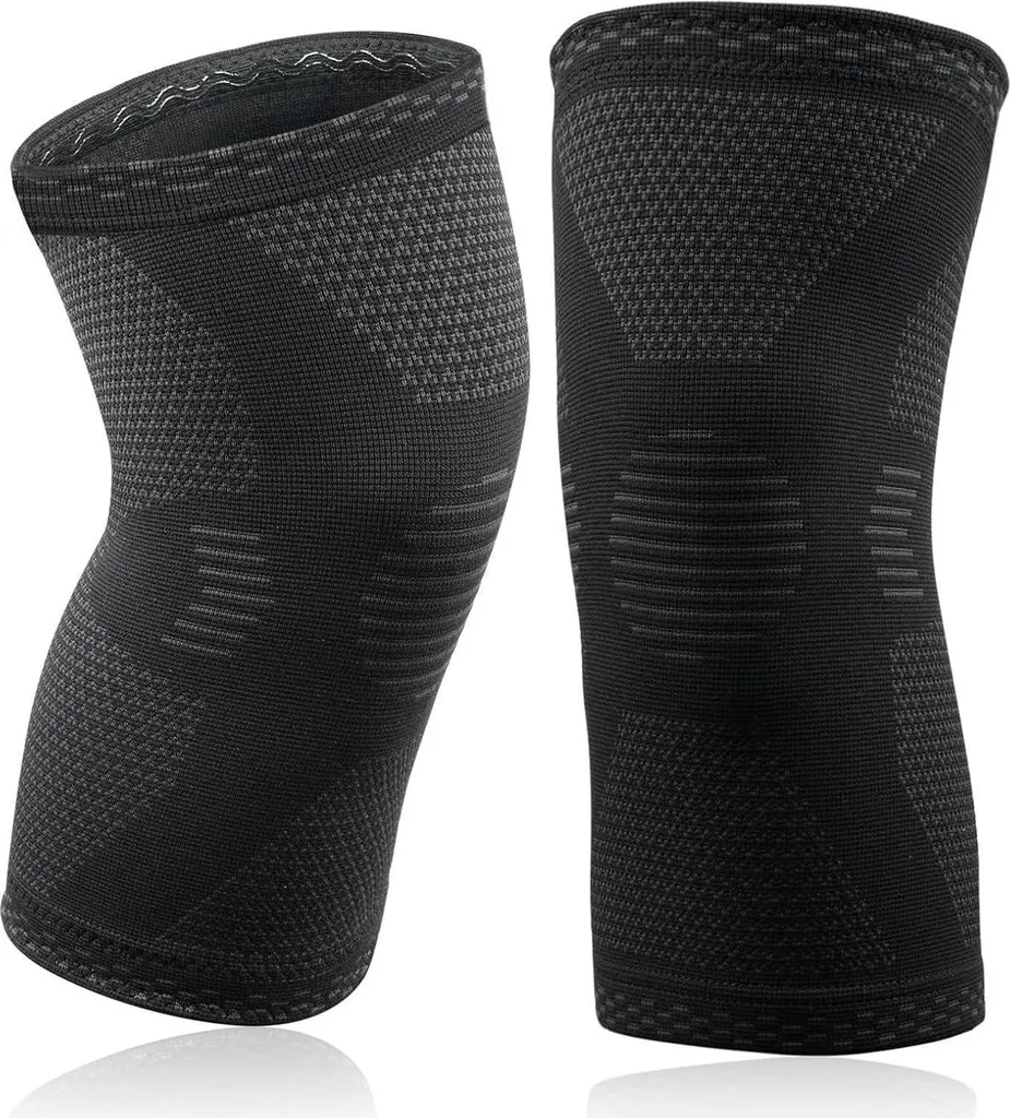 Genouillère de maintien réglable pour sport et santé - Pack de 2 Taille S