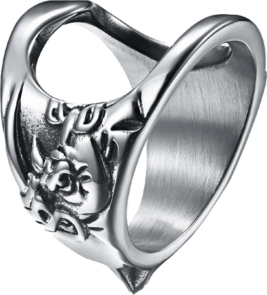 Flaschenöffner-Ring, robuste Konstruktion, verformungssicher, Titanstahl, exquisiter Flaschenöffnungsring, Party-Werkzeug für Zuhause-Primärfar...