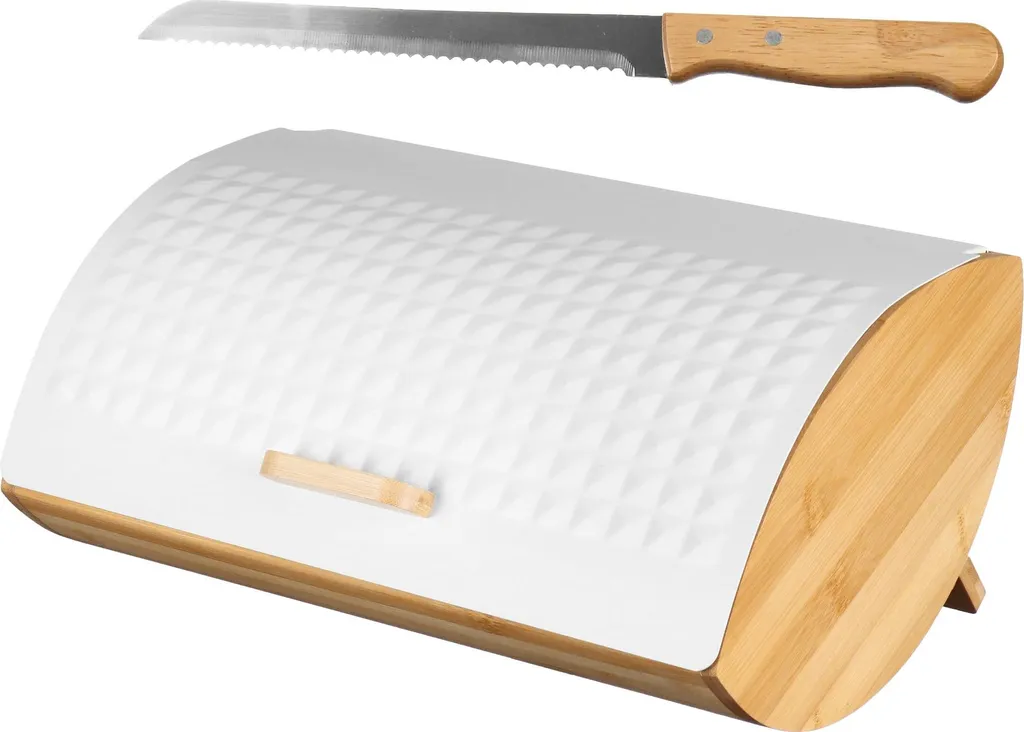 Cestino Porta Pane Brunbeste BB-2691 Bianco - Acciaio Inossidabile