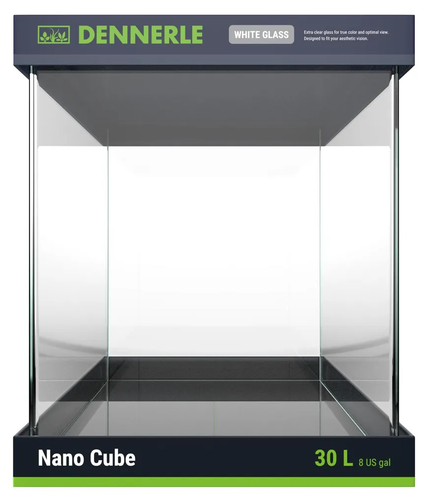 Aquarium Panoramique 30L : Verre Ultra-Clair sans Reflet Vert