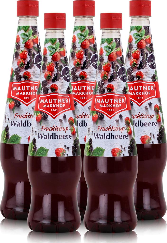 Mautner Getränkesirup Waldbeere 0,7L - Softdrink, Cocktails Produktbild 