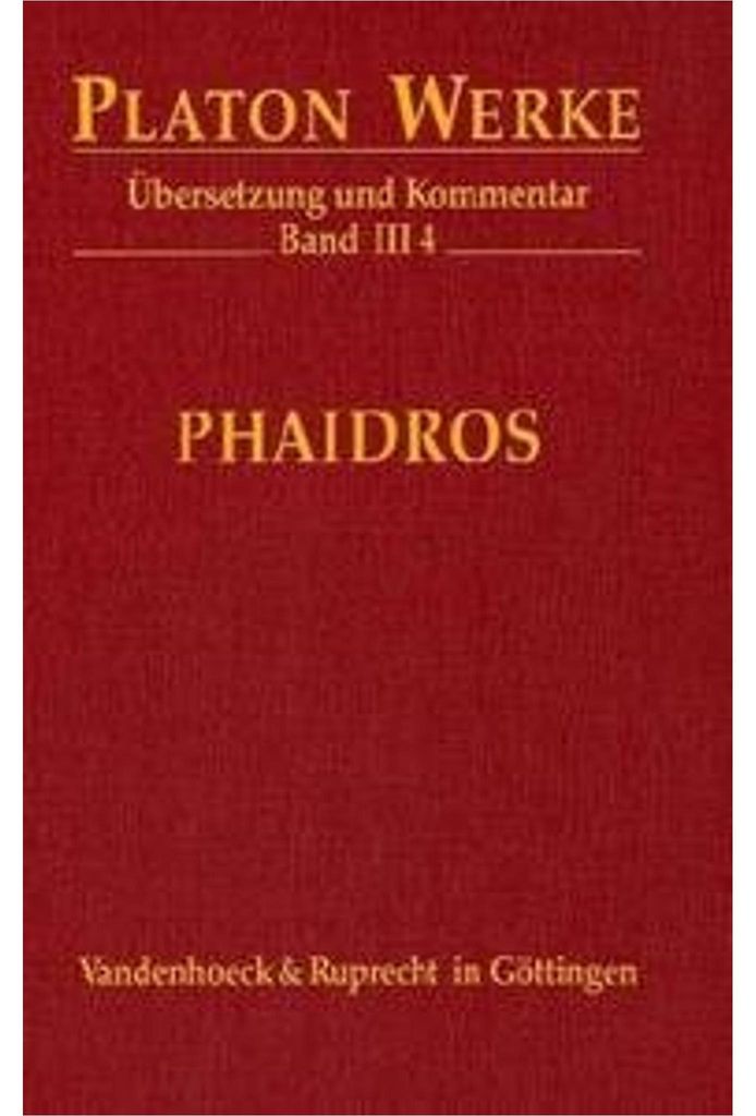 Werke III/4. Phaidros
