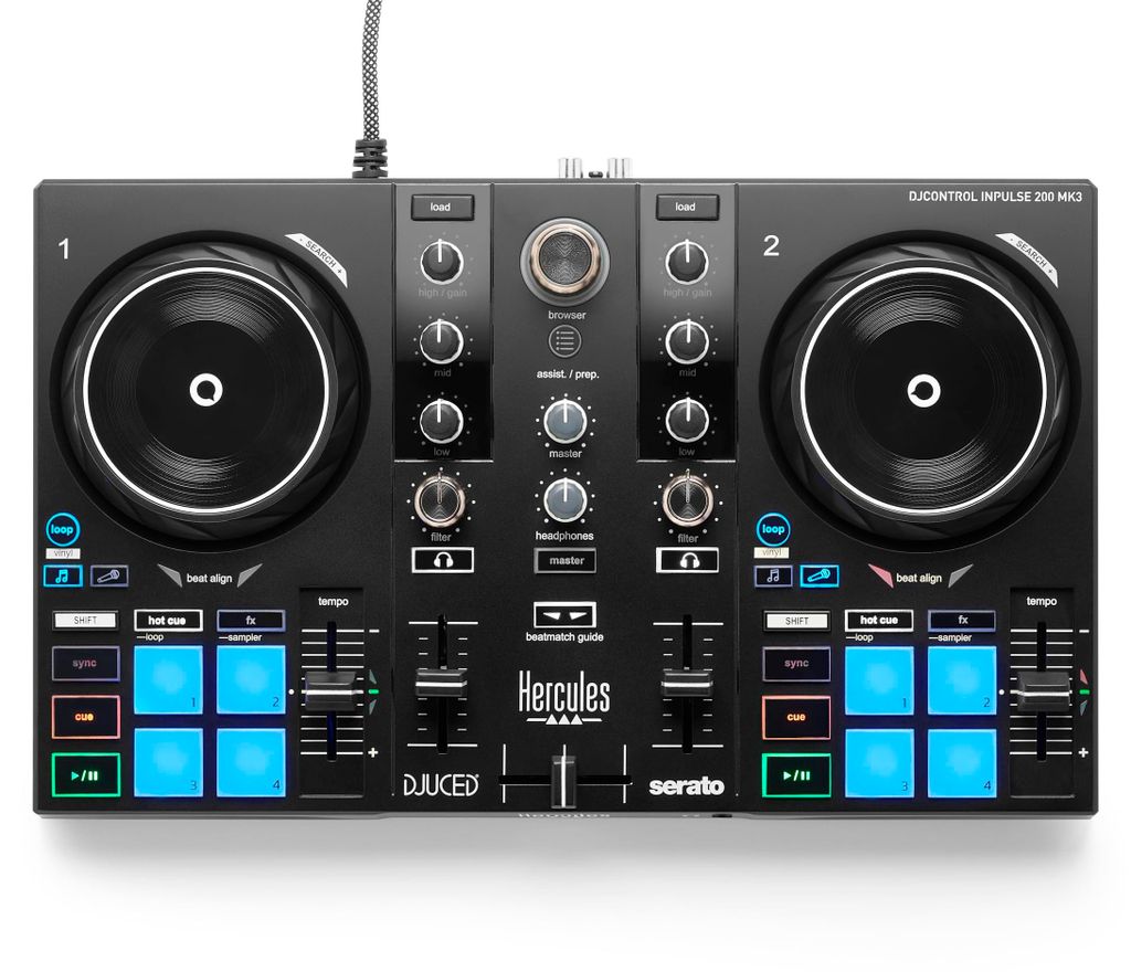 Hercules Mixersteuerung DJ Control Inpulse 200MK3 retail Produktbild 