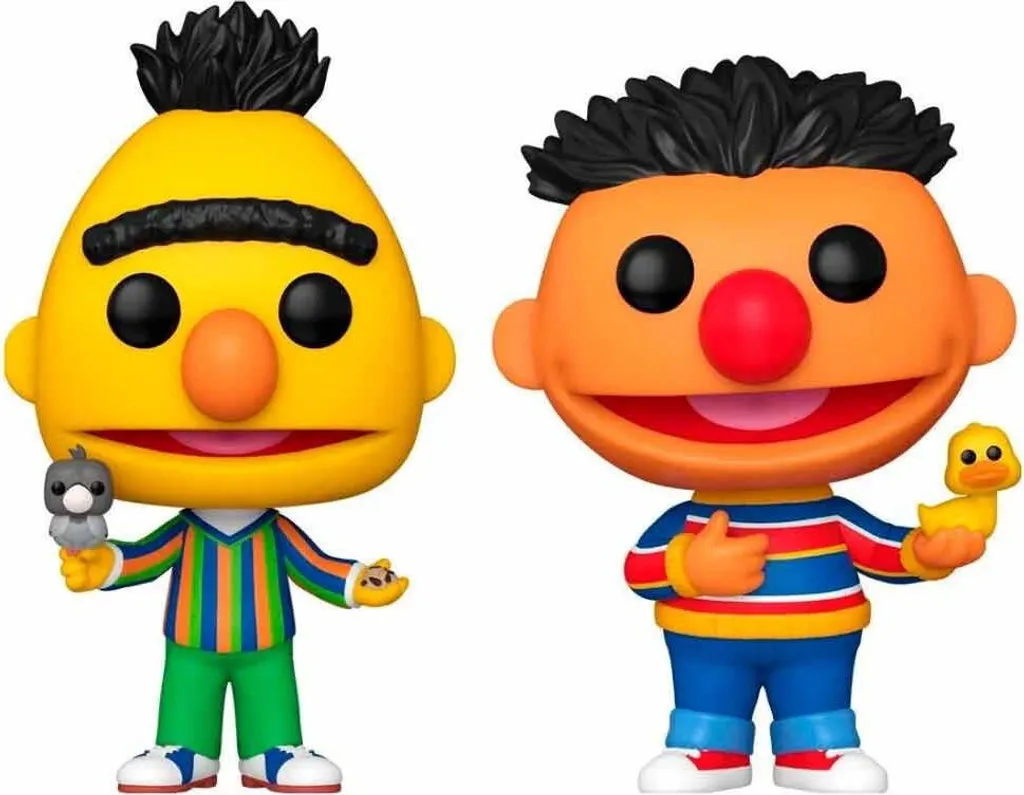 Duo de figurines Sesame Street Bert et Bernie en édition limitée