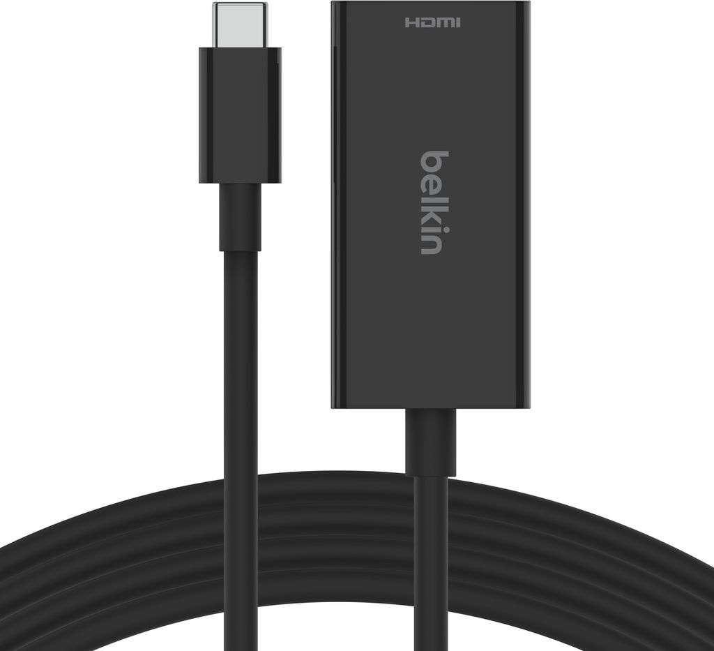 Belkin USB-C auf HDMI 2.1 Adapter, 2m, schwarz AVC013btBK Produktbild 