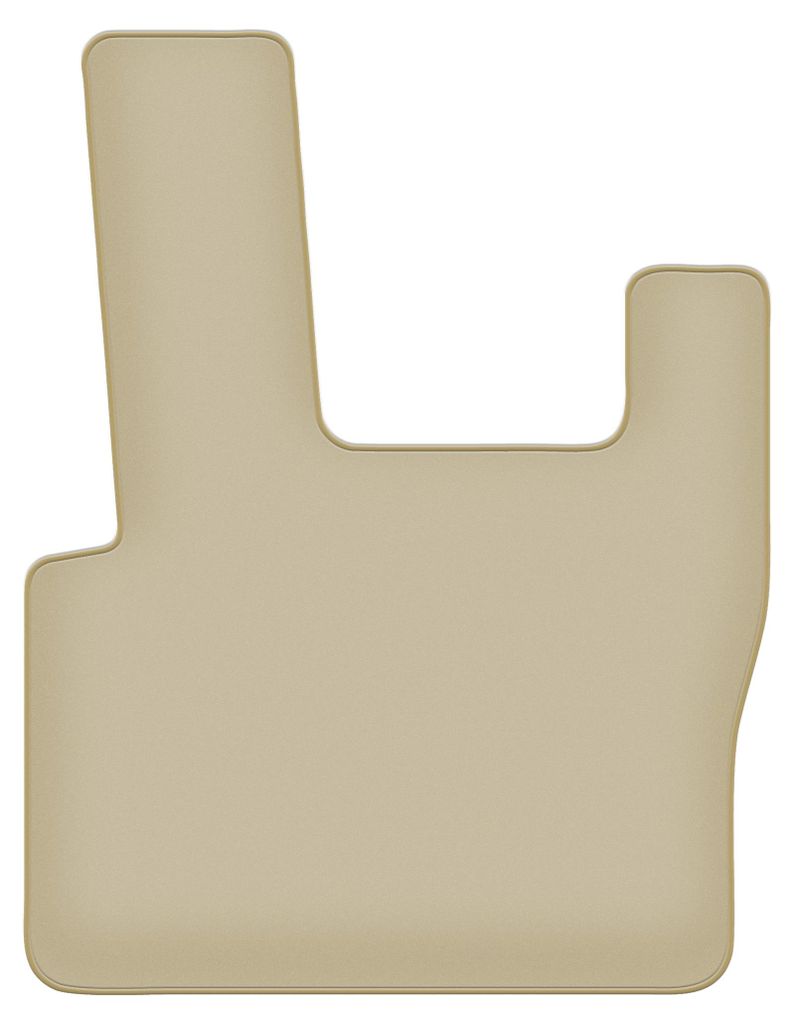 Fahrerfußmatte Velours PREMIUM beige passend für DAF XF105 (2006, Lkw) – mit Befestigungen – passgenau