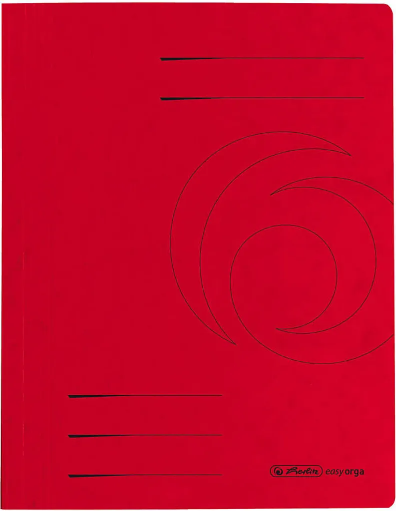 Organiseur A4 Rouge Herlitz : Stop aux Documents Perdus - Lot de 25