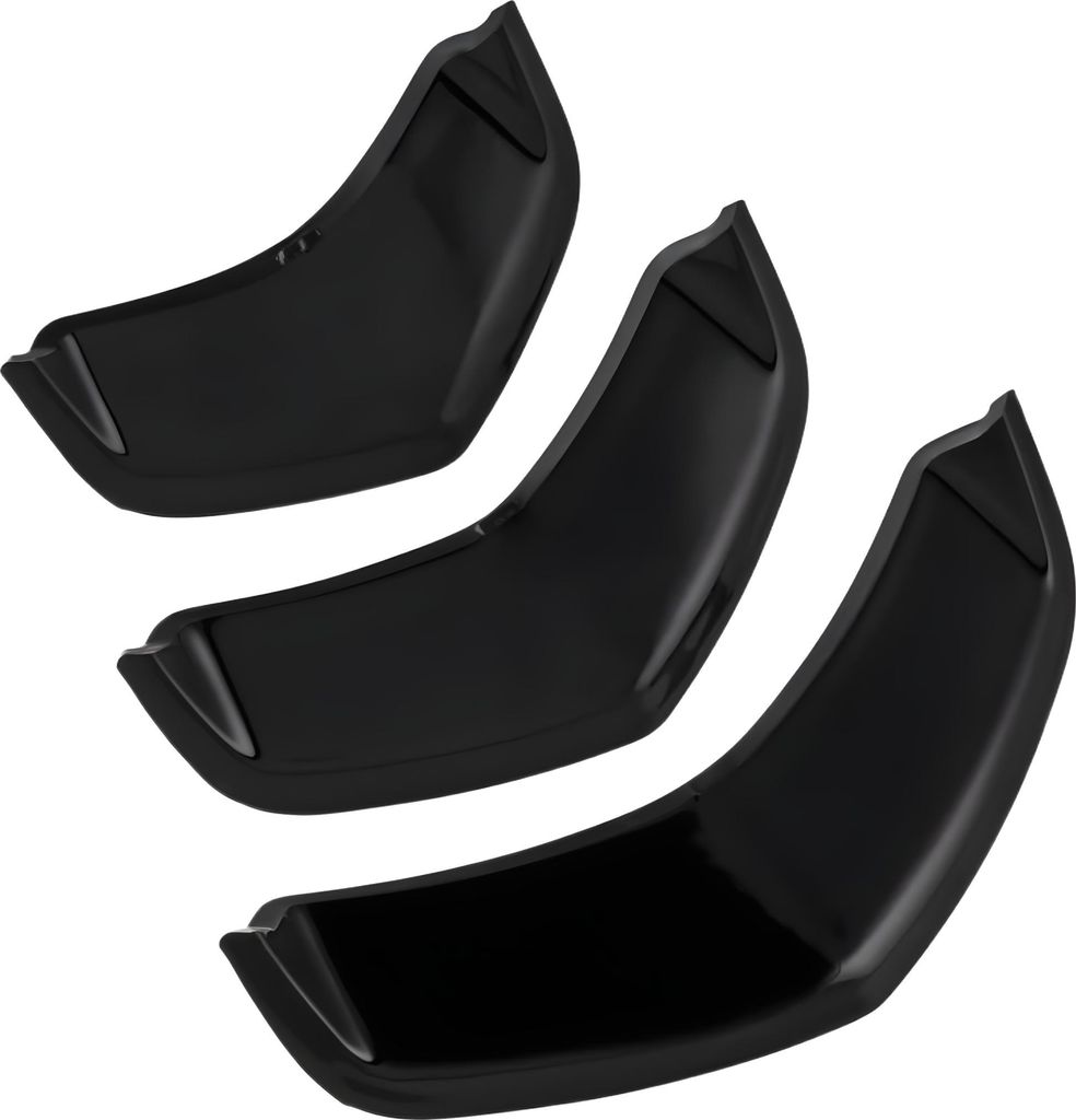 SIP Style Kaskadeneinsatz schwarz glänzend 3-teilig kompatibel mit Vespa GTS, GTS Super, GTV 125-300ccm HPE 2018