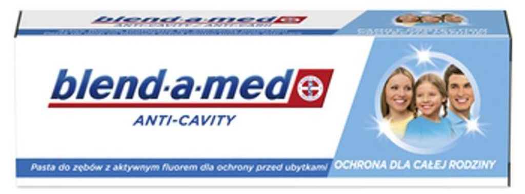 Blend-a-Med Anti-Cavity Pasta do zębów z aktywnym fluorem Zdjęcie produktu 