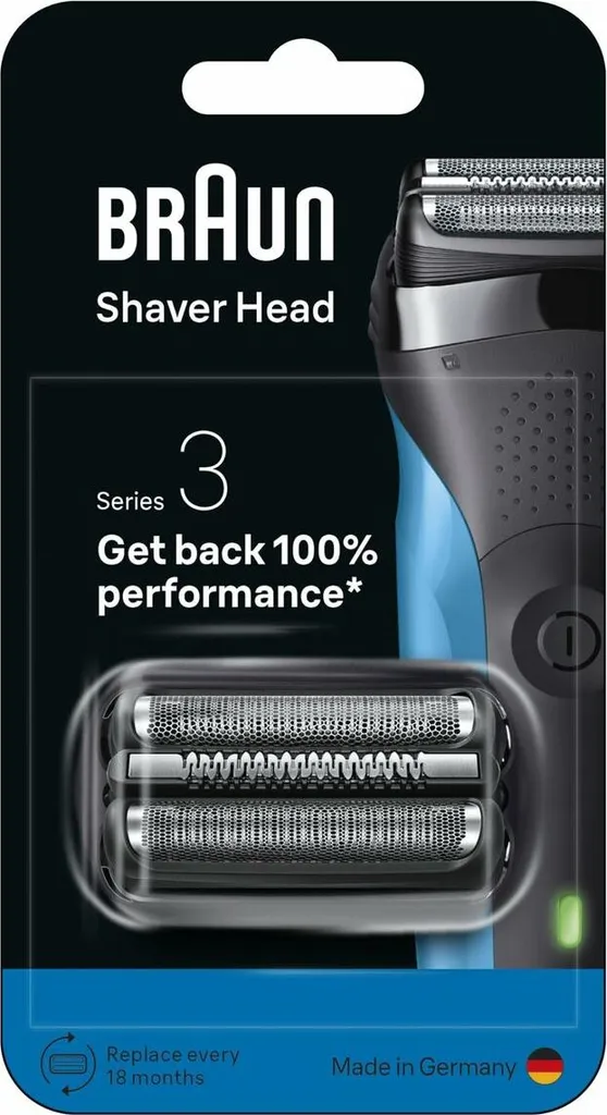 Tête de rechange Braun Series 3 32B Cassette de rasage originale noire