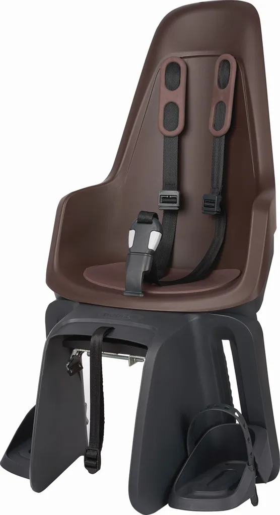 Siège vélo Bobike ONE Maxi Marron Café imperméable et sécurité renforcée