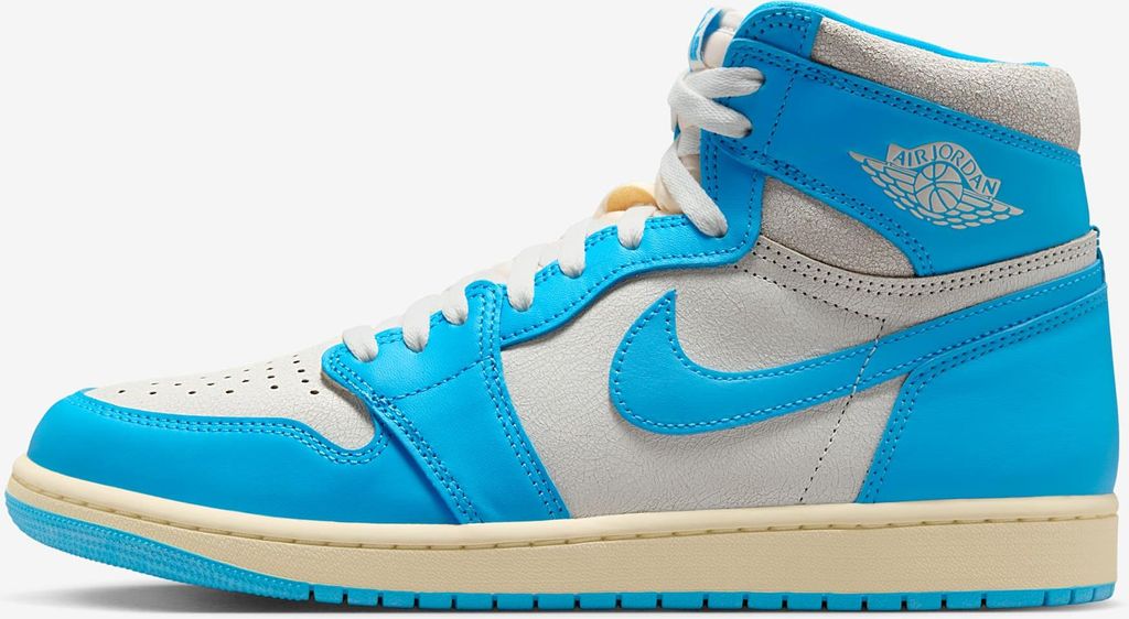 Nike Jordan 1 Retro High OG "UNC Reimagined" Blau, Größe: 38
