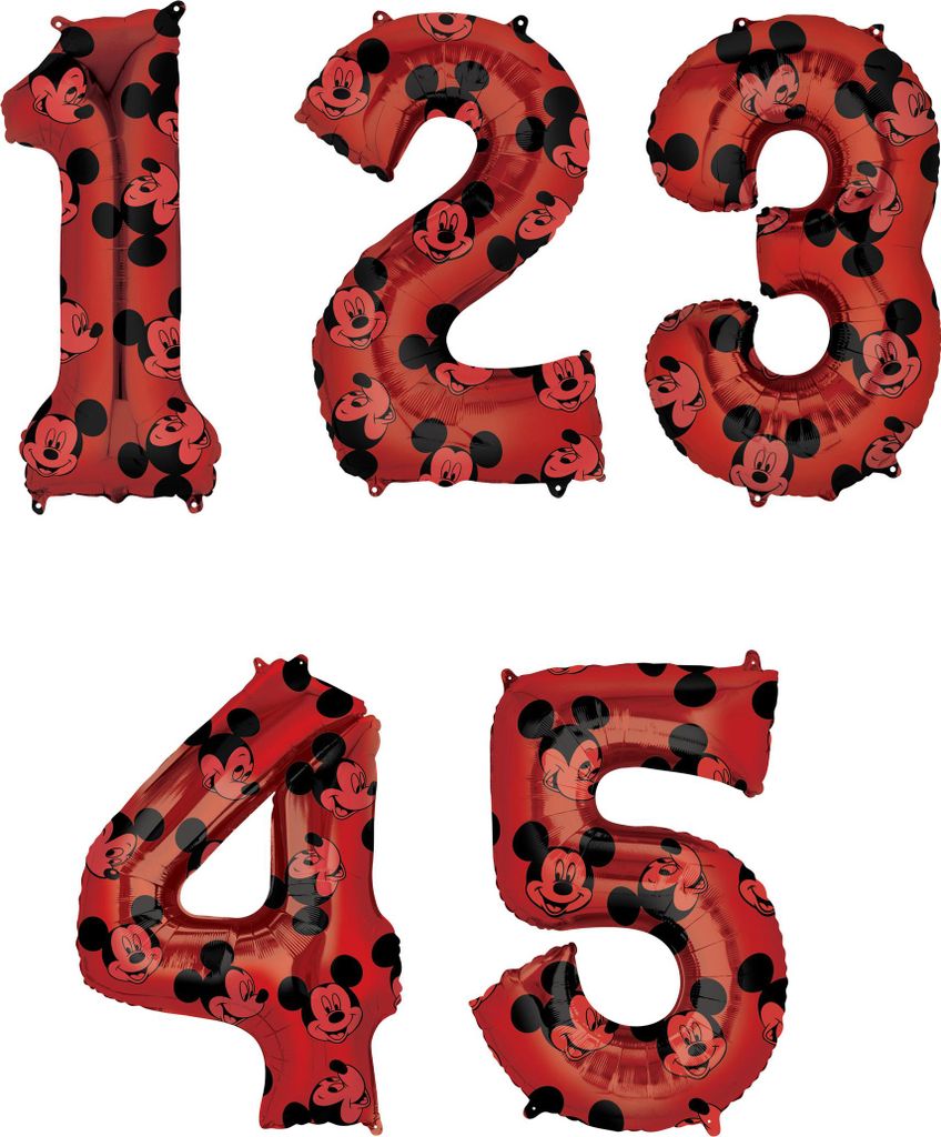 Disney Mickey Red fólia lufi 1-es 66 cm