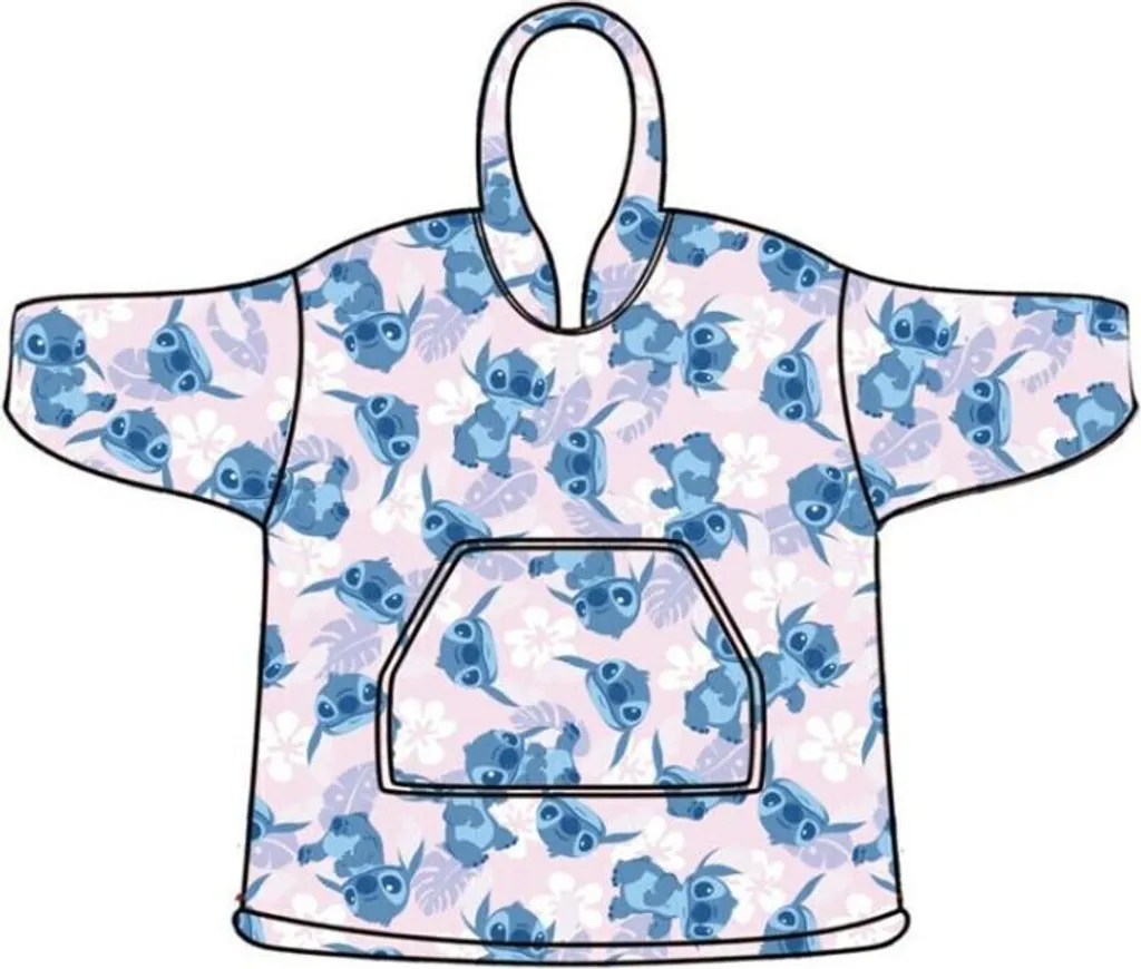 Fini les Frissons avec ce Poncho Lilo & Stitch Disney - Séchage Rapide XS-L