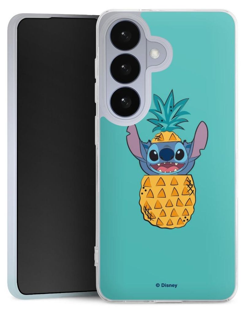 DeinDesign Slim Hülle für Samsung Galaxy S26 Silikon Case Ultra Dünn Handyhülle Ananas Disney Lilo & Stitch