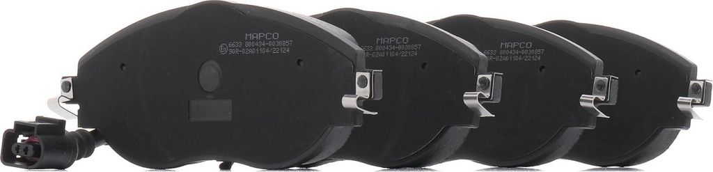 MAPCO Bremsbeläge Satz Vorne für VW Golf VII Schrägheck (5G1, BQ1, BE1, BE2) 6633