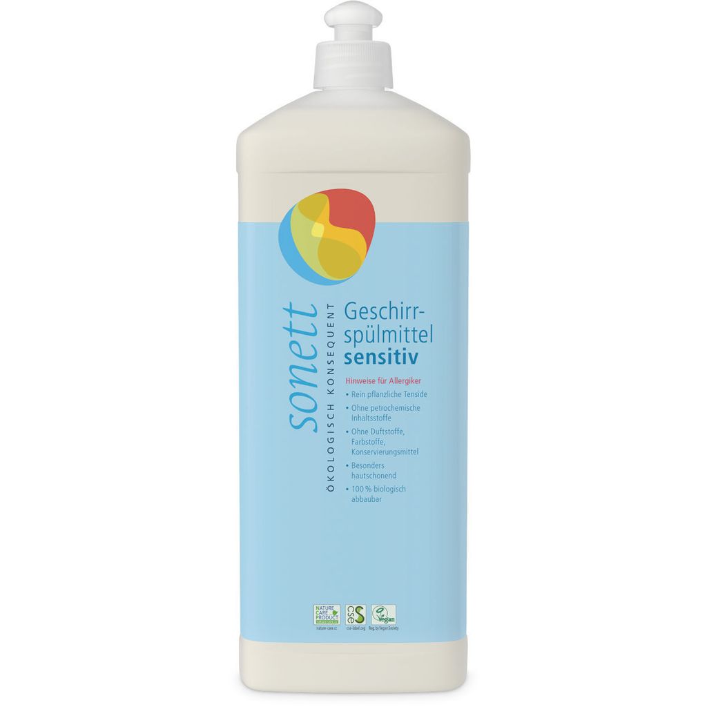 SONETT Tekutý prostředek na nádobí - Sensitive 1 l Obrázek produktu 