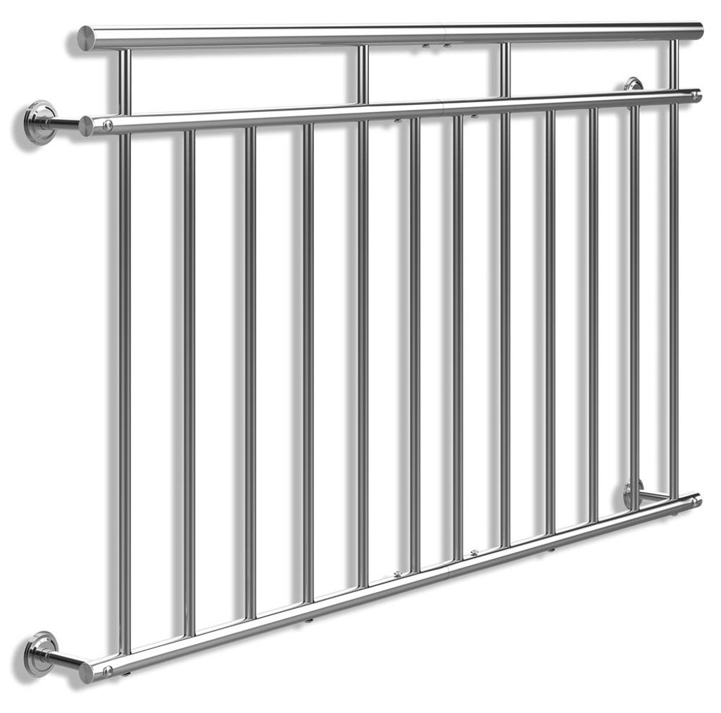 MONZANA® Französischer Balkon Edelstahl Pflegeleicht Produktbild 