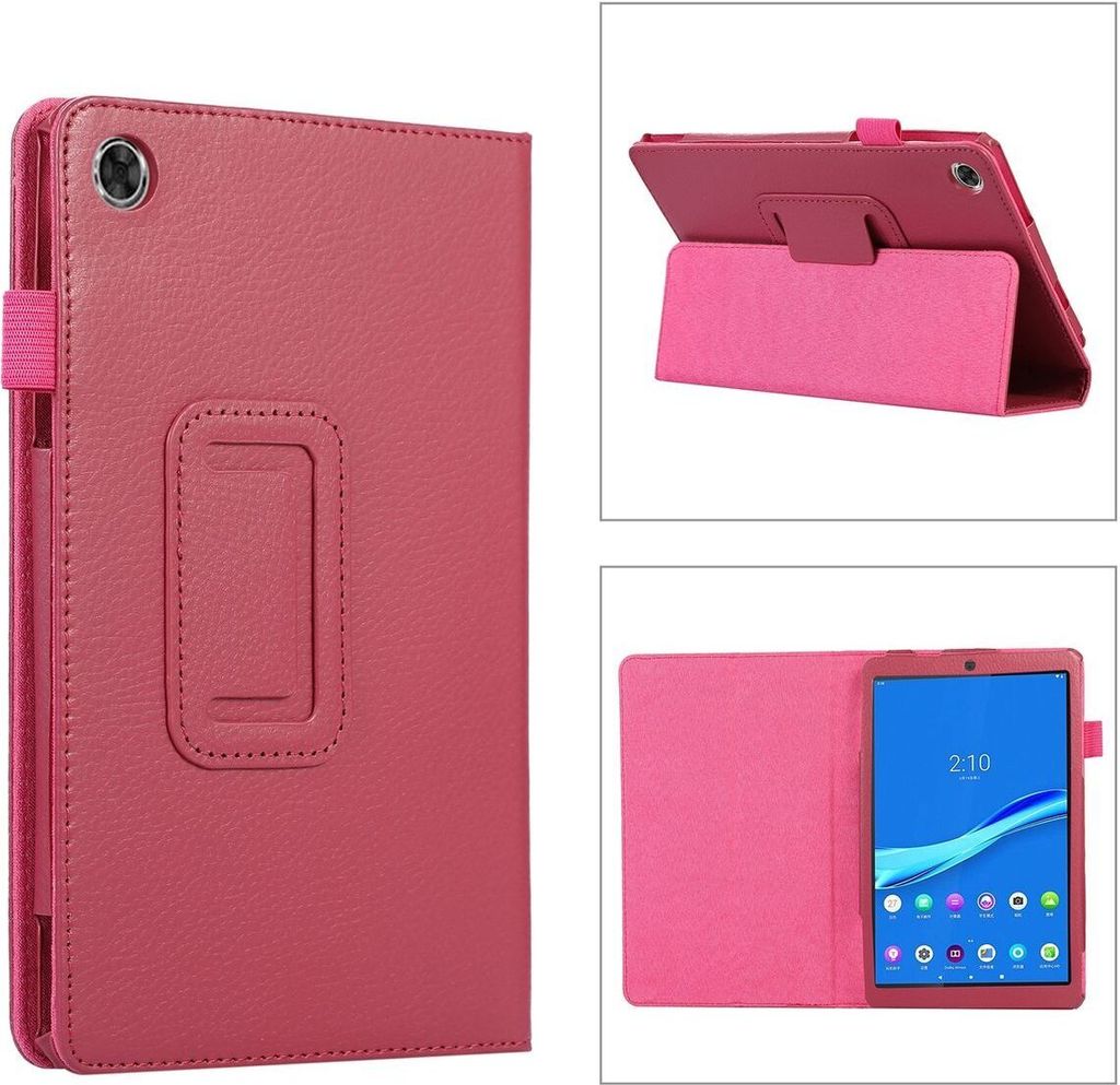 König Design Hülle kompatibel mit Kunstleder Handyhülle - Handy Case Rosenrot