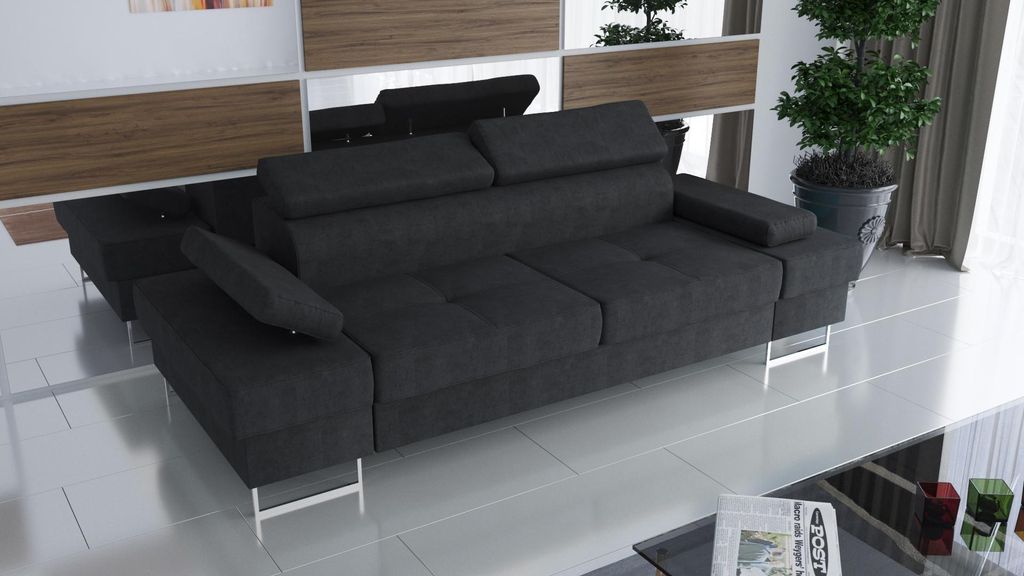 Design Sofa 3 Sitzer Multifunktion Couch Polster Schlafsofas Sofas Couchen Neu