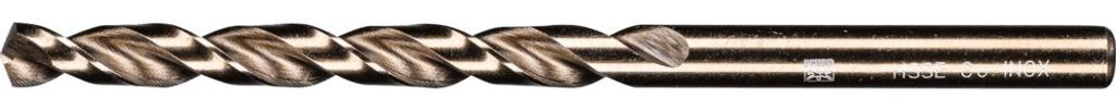 PFERD TOOLS Spiralbohrer INOX Ø 5,1 mm HSS-E Co5 N DIN 340 135° lange Ausführung für tiefes Bohren für zähe und harte Werkstoffe